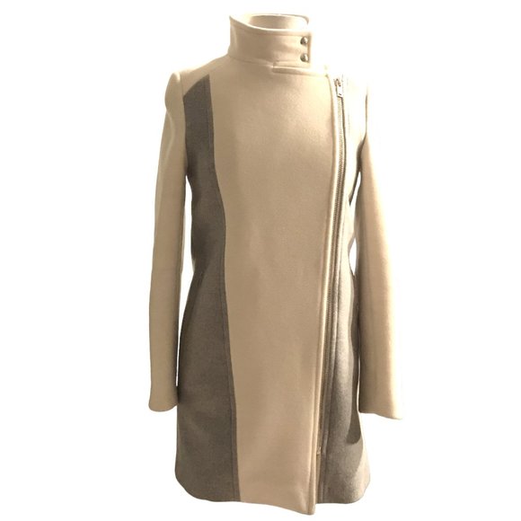WILFRED Cream Grey CASHMERE WOOL Coat - Picture 2 of 4